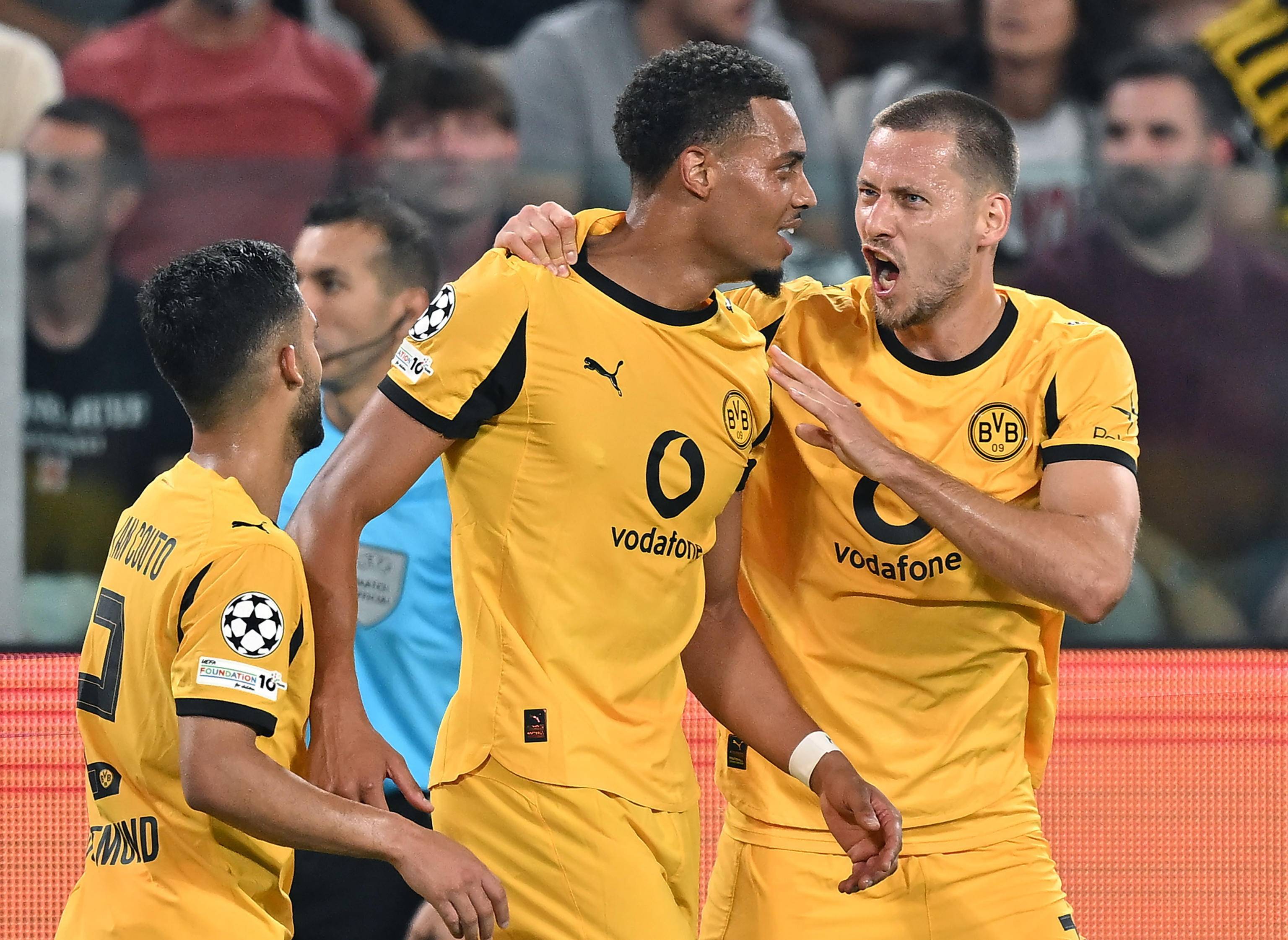 爱游戏体育（外代二线）足球——欧冠联赛：尤文图斯战平多特蒙德